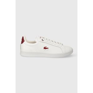 Kožené sneakers boty Lacoste Carnaby Pro Leather bílá barva, 47SFA0043