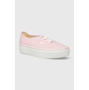 Tenisky Vans Authentic Platform 2.0 dámské, růžová barva, VN0A3AV8V1C1