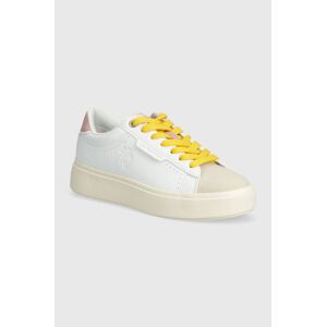 Sneakers boty U.S. Polo Assn. ASHLEY bílá barva, ASHLEY006W 4YS1