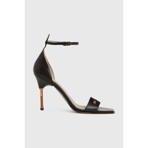 Kožené sandály AllSaints Betty Sandal černá barva, WF568Z