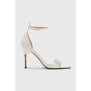 Kožené sandály AllSaints Betty Sandal béžová barva, WF709Z