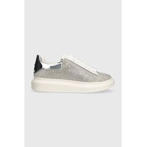 Sneakers boty Steve Madden Glimmer-R stříbrná barva, SM11001471