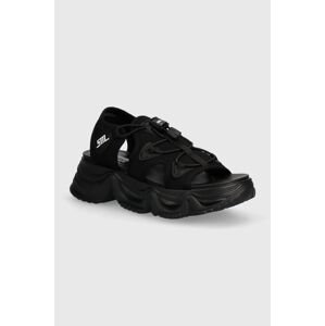 Sandály Steve Madden Chivalry dámské, černá barva, na platformě, SM11003058