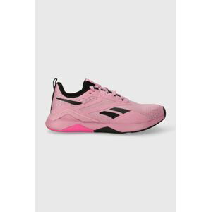 Tréninkové boty Reebok NANOFLEX TR 2 fialová barva, 100074541