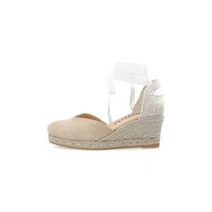 Espadrilky Bianco BIAIBIZA béžová barva, na klínku, 11201300