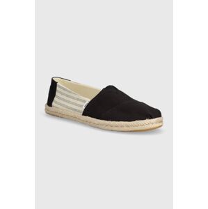 Espadrilky Toms Alpargata Rope černá barva, 10019904