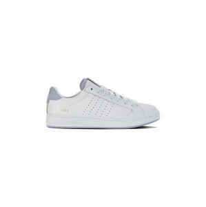 Kožené sneakers boty K-Swiss LOZAN KLUB LTH bílá barva, 97263.913.M