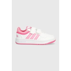 Dětské sneakers boty adidas Originals HOOPS 3.0 CF C růžová barva