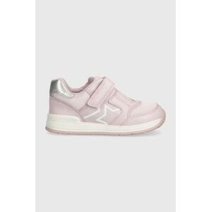 Dětské sneakers boty Geox RISHON růžová barva