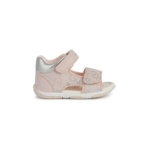 Dětské sandály Geox SANDAL TAPUZ růžová barva