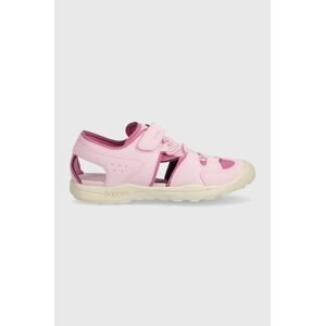 Dětské sandály Geox VANIETT růžová barva