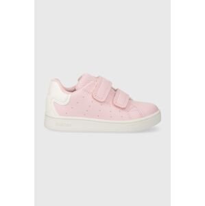 Dětské sneakers boty Geox ECLYPER růžová barva