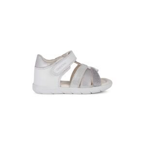 Dětské sandály Geox SANDAL ALUL bílá barva