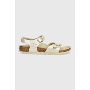 Dětské sandály Birkenstock Rio Kids BF béžová barva