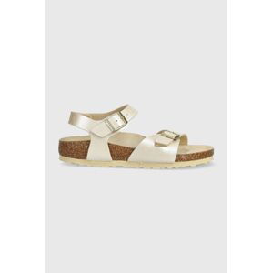 Dětské sandály Birkenstock Rio Kids BF béžová barva