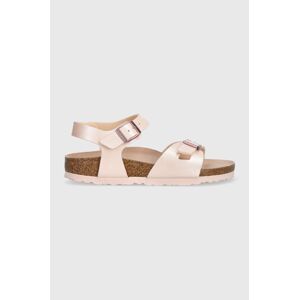 Dětské sandály Birkenstock Rio Kids BF růžová barva