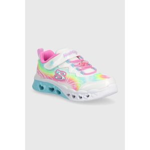 Dětské sneakers boty Skechers FLUTTER HEART LIGHTS GROOVY SWIRL