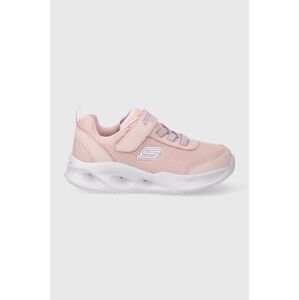 Dětské sneakers boty Skechers SKECHERS SOLA GLOW růžová barva