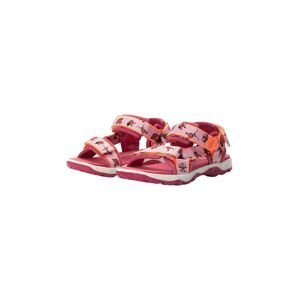 Dětské sandály Jack Wolfskin SMILEYWORLD růžová barva