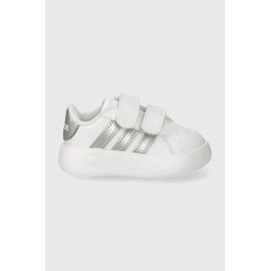 Dětské sneakers boty adidas GRAND COURT 2.0 CF I bílá barva