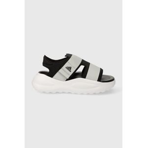 Dětské sandály adidas MEHANA SANDAL KIDS šedá barva