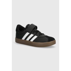 Dětské sneakers boty adidas VL COURT 3.0 EL C černá barva