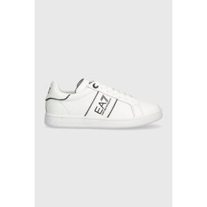 Sneakers boty EA7 Emporio Armani bílá barva