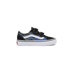 Dětské tenisky Vans Old Skool V zelená barva