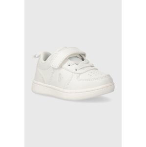 Dětské sneakers boty Polo Ralph Lauren bílá barva