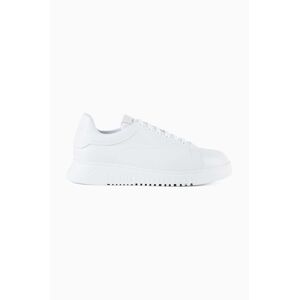 Kožené sneakers boty Emporio Armani bílá barva, X4X264 XF768 00001