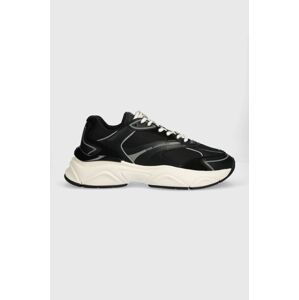 Sneakers boty Karl Lagerfeld KOMET černá barva, KL56524