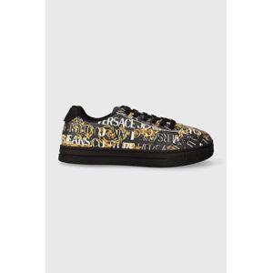 Sneakers boty Versace Jeans Couture Court 88 černá barva, 76YA3SK6 ZPA60 G89