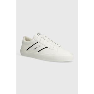 Sneakers boty Armani Exchange bílá barva, XUX165 XV758 K488