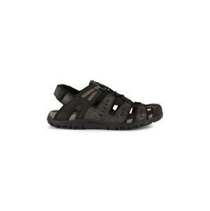 Sandály Geox UOMO SANDAL STRADA pánské, černá barva, U4524C 000ME C9999