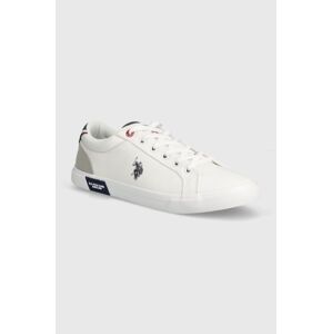 Sneakers boty U.S. Polo Assn. BASTER bílá barva, BASTER001M 4TH2