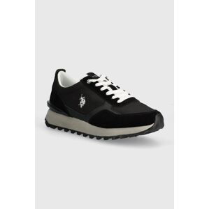 Sneakers boty U.S. Polo Assn. JASPER černá barva, JASPER001M 4HN1