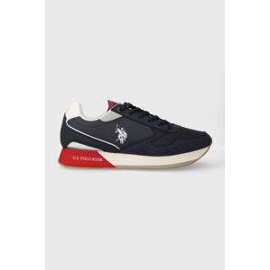 Sneakers boty U.S. Polo Assn. NOBIL tmavomodrá barva, NOBIL003M 4HY5