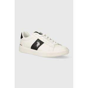 Sneakers boty U.S. Polo Assn. TYMES bílá barva, TYMES009M 4Y1