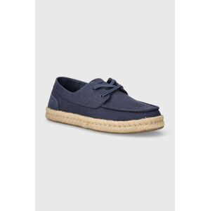 Espadrilky Toms Cabo Rope tmavomodrá barva, 10020877