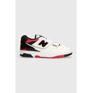 Kožené sneakers boty New Balance 550 bílá barva, BB550STR