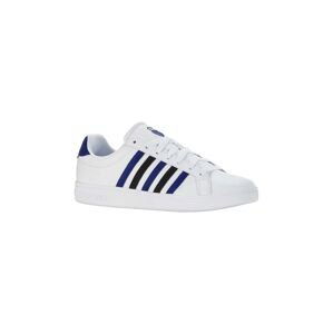 Kožené sneakers boty K-Swiss COURT TIEBREAK bílá barva