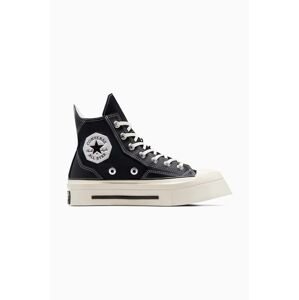 Kecky Converse Chuck 70 De Luxe Squared HI černá barva, A06435C