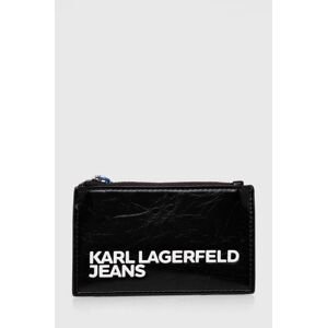 Peněženka Karl Lagerfeld Jeans černá barva