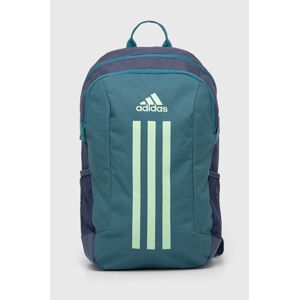 Dětský batoh adidas Performance POWER BP PRCYOU zelená barva, velký, vzorovaný