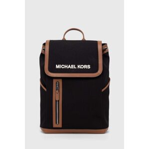 Batoh Michael Kors pánský, černá barva, velký, hladký