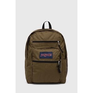 Batoh Jansport zelená barva, velký, hladký