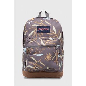 Batoh Jansport šedá barva, velký, vzorovaný