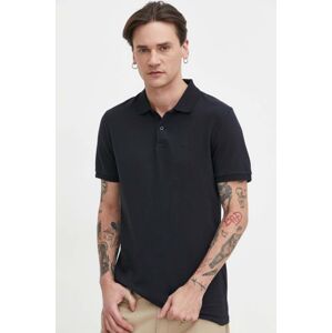 Polo tričko Hollister Co. černá barva