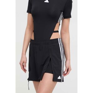 Sukně adidas černá barva, mini, IP2393