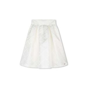 Dětská sukně Karl Lagerfeld bílá barva, mini, áčková